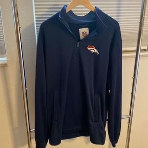 Men’s Denver Broncos 1/4 Zip— NEVER WORN—